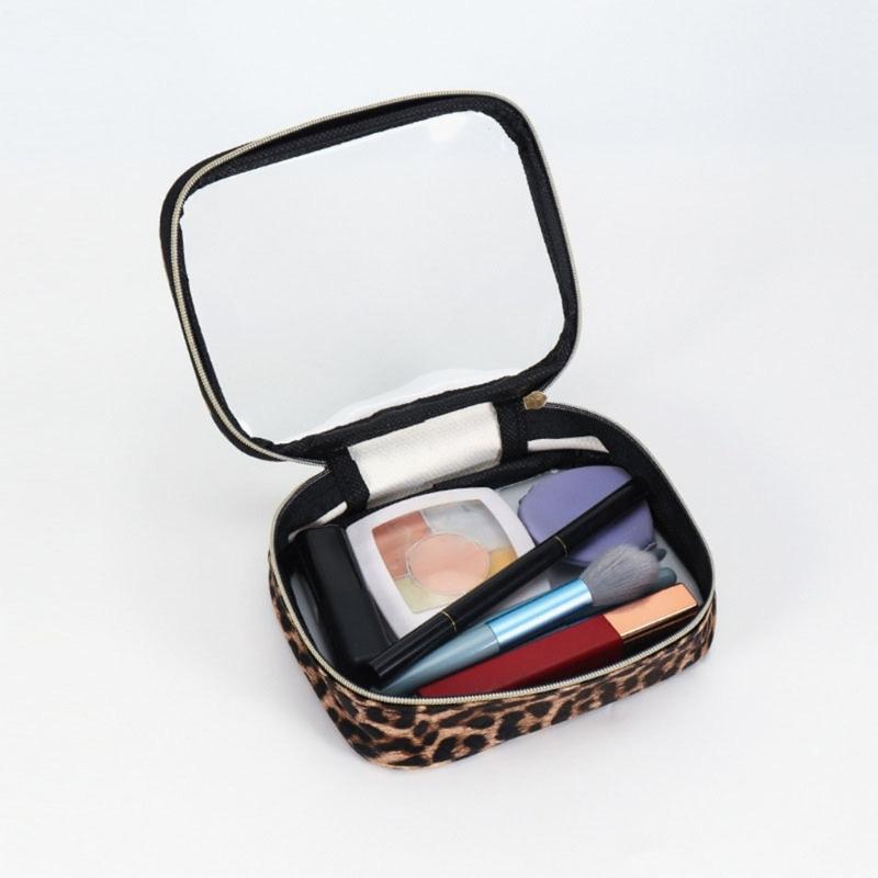 Portable Cosmetic Organizer Bag with Spacious Interior for Makeup Brushes for Beauty Enthusiasts and Frequent Traveler