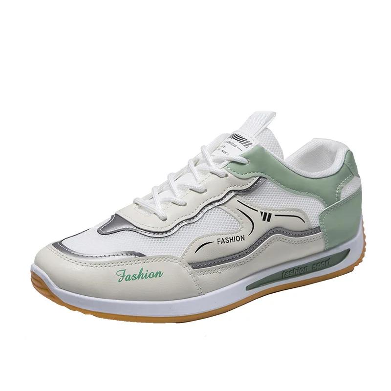 Fashion Sneaker Korean Summer New Shoes Men 2024 Mesh Breathable Comfort Casual Shoes Fashion Versatile Running Shoes Tenis Masculino