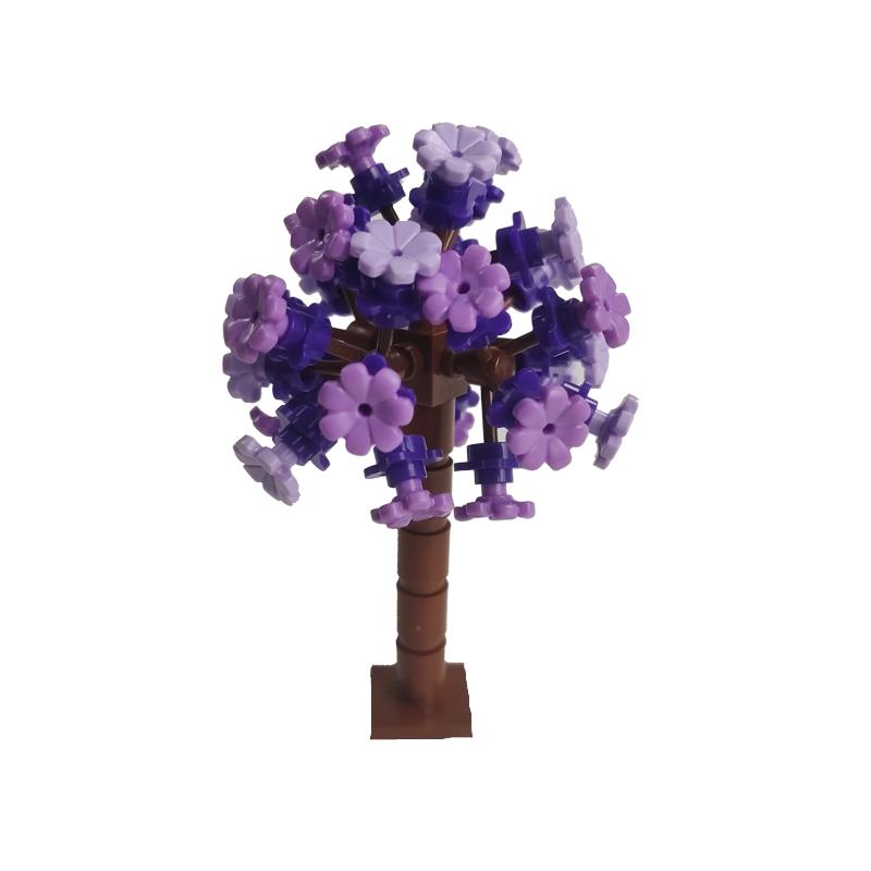 Non-Toxic Moc Ideas Bonsai Plants Flowers Hydrangea Tree Model Building Blocks Toys For Children Gifts Diy Garden