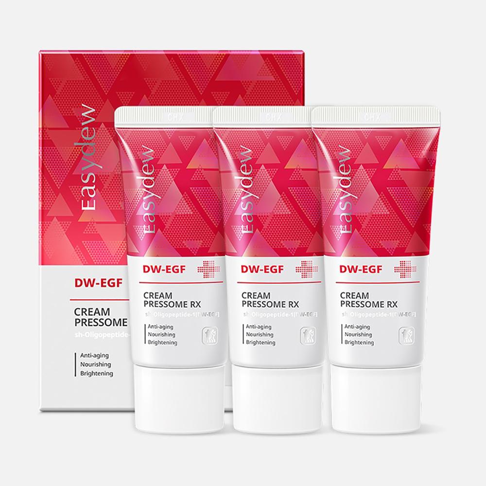Easydew DW-EGF Peptide Pressome RX Cream 30ml (3ea) peptide firming anti-aging, Korean