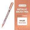 Guangna GN550 Gold & Silver Paint Pen for DIY Photo Albums & Black Cardstock Highlighting.