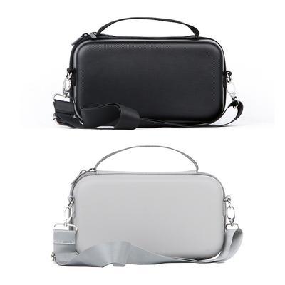 Stylish PU Leather Camera Case For DJI Action 6 Featuring Adjustable Strap And Custom Fit Compartments For Travel Outdoor Use