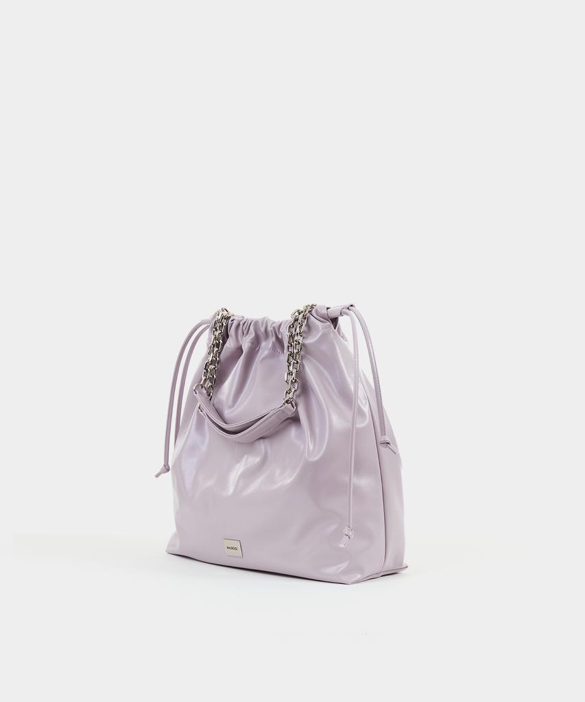 Badgigi Chain Trawstring Bag Purple