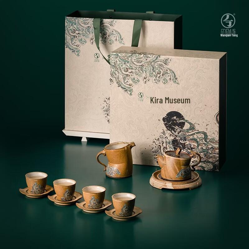 Edenus Dunhuang Imagery Ceramic Tea Set