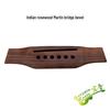 Indian Rosewood Acoustic Guitar Bridge and Tailpiece Set