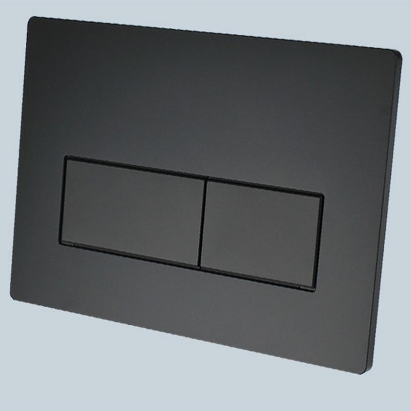 Upgrades Water Tank Button Panel Plastic Construction Easy Installs Strong Bathroom Flush Panel for Bathroom