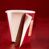 20Pcs/set Chinese Style Cups Wedding Supplies Three-Layer Thickening Disposable Wedding Decoration Red Cups for Party Supplies