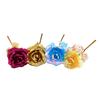 Carnation Gold Foil Flower Gift Box - 24K Gold Rose for Chinese Valentine's Day