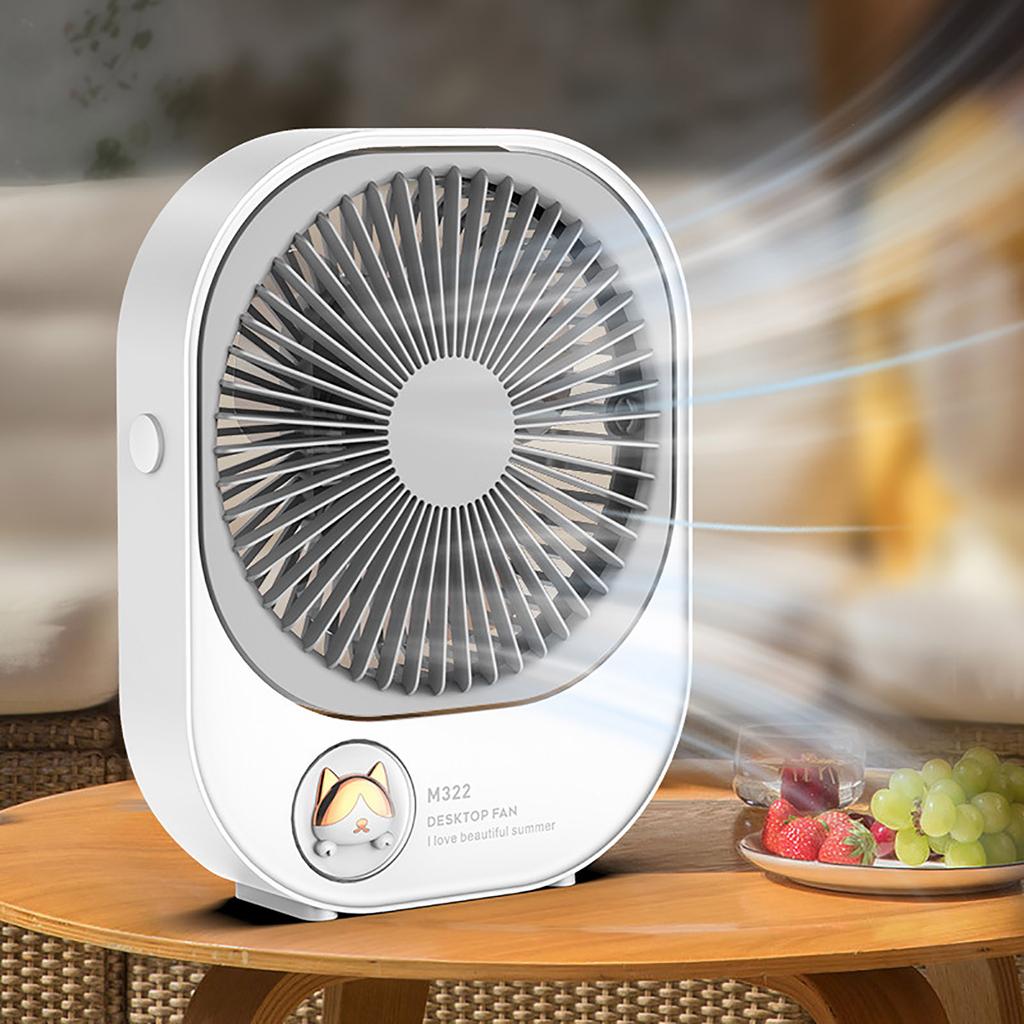 Creative Mini Fan Home Silent Portable Desktop Fan 6 Inch USB Mini Fan