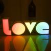 Valentine's Day Wedding Birthday Gift LED LOVE Night Light Valentine Gift For Girls Romantic Wedding Decor Bridesmaid Gifts