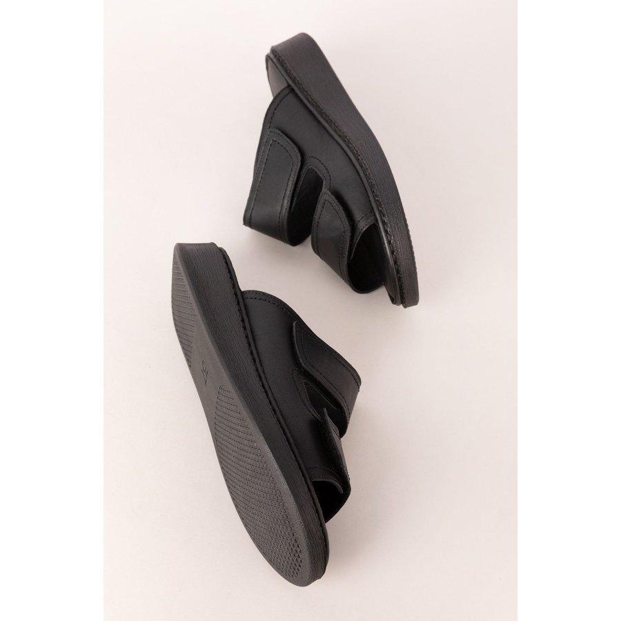 Women's Genuine Leather Wedge Heel Summer Slippers Clogs