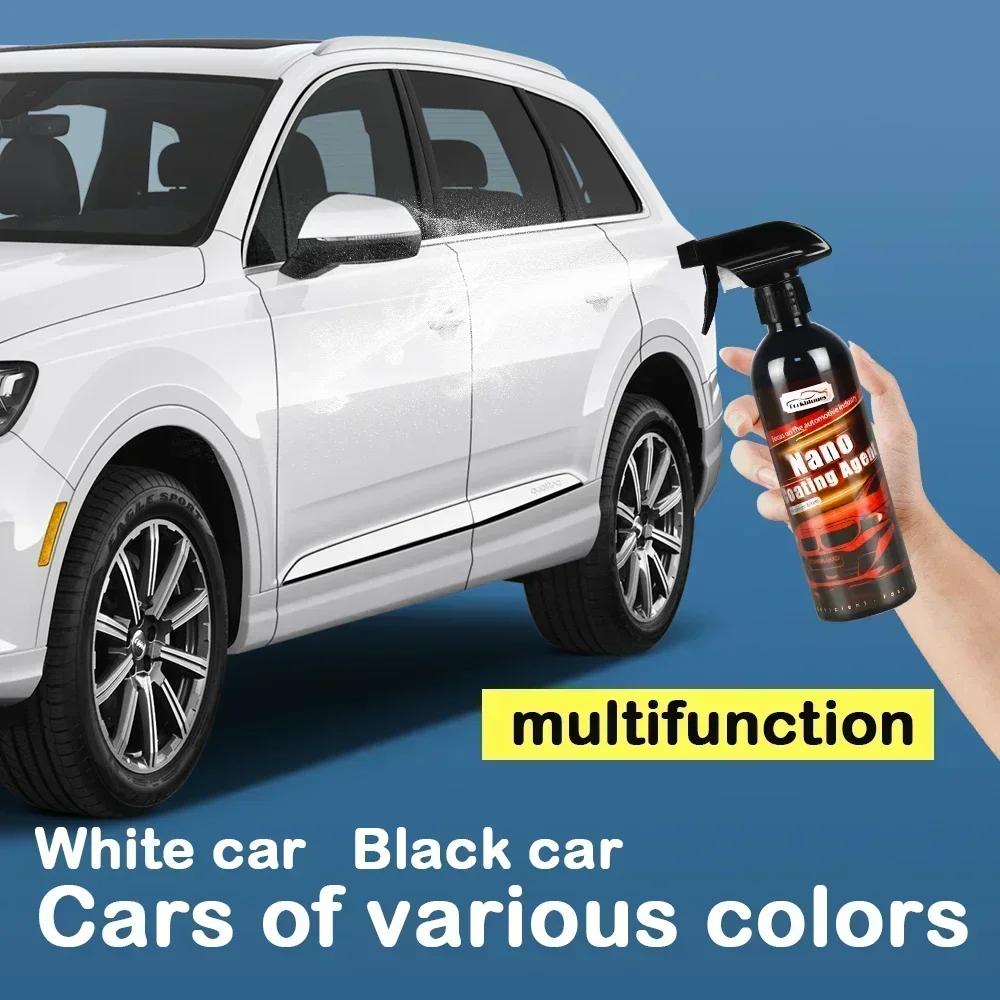10H ceramică auto acoperire 500ML 9H nano lichid sticlă placată cristal hidrofob impermeabil lustruire vopsea duritate auto poloneză ceară