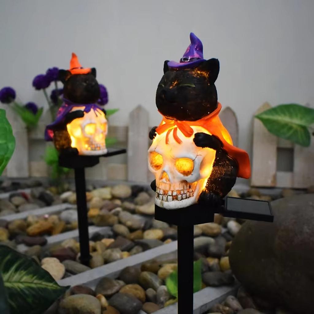 Light Resin Design Ground Stake for Outdoor Garden Yard Decoration