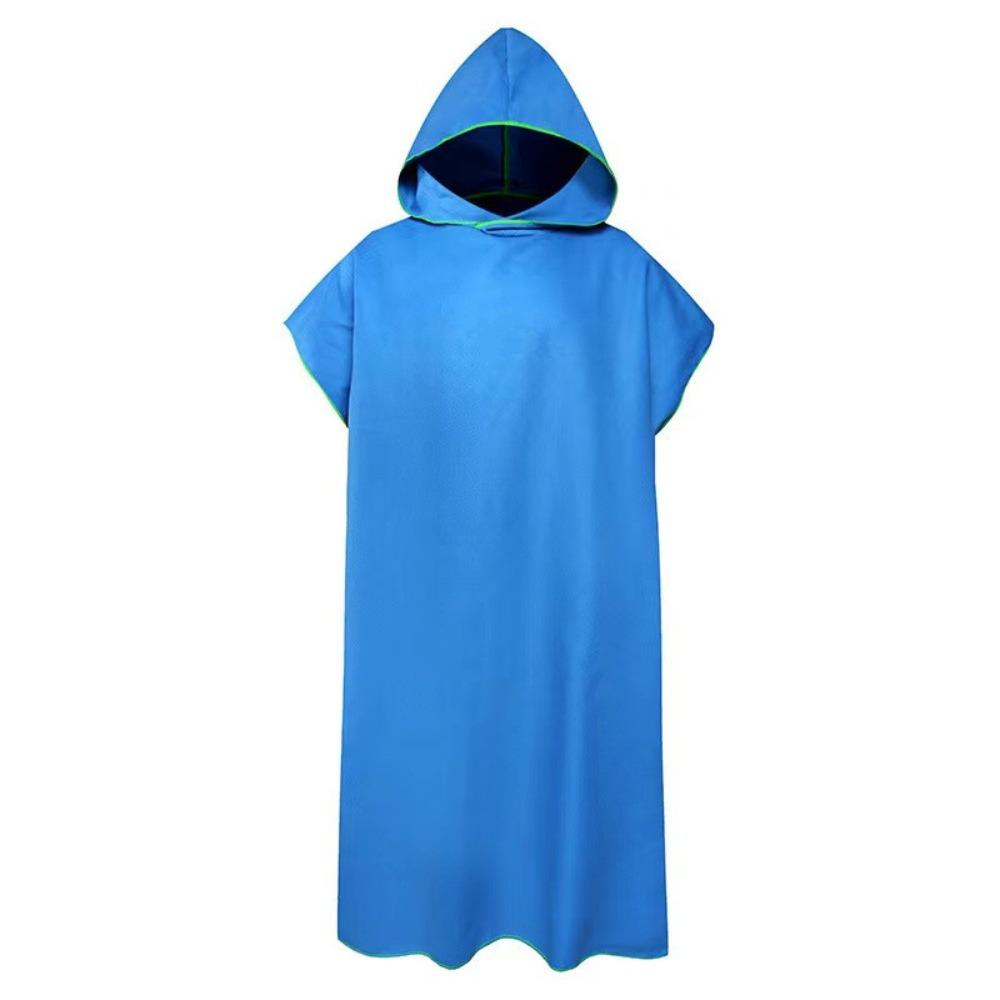 Hooded Swimming Dry Towels Microfiber Beach Poncho Towels Quick-drying Swimming Towels  Bath