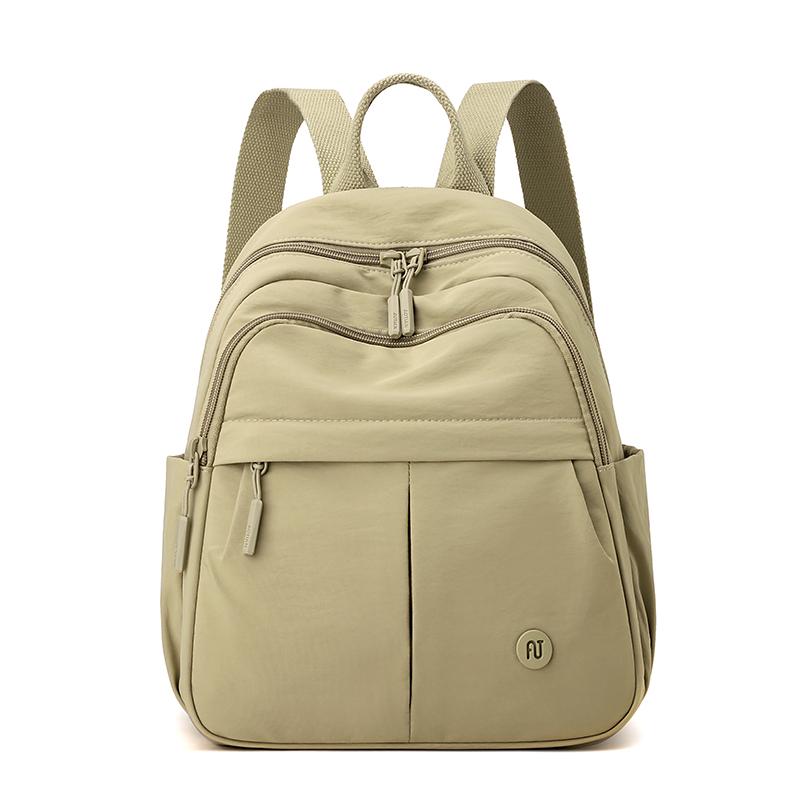 Reiserucksack mit großem Fassungsvermögen, einfarbiger Damenrucksack