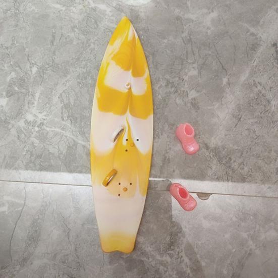 1 Set Dollhouse Model Multi-purpose Vivid High Simulation Smooth Surface Reusable Decorative Gift Miniature Surfboard Shoe Toy Dolls