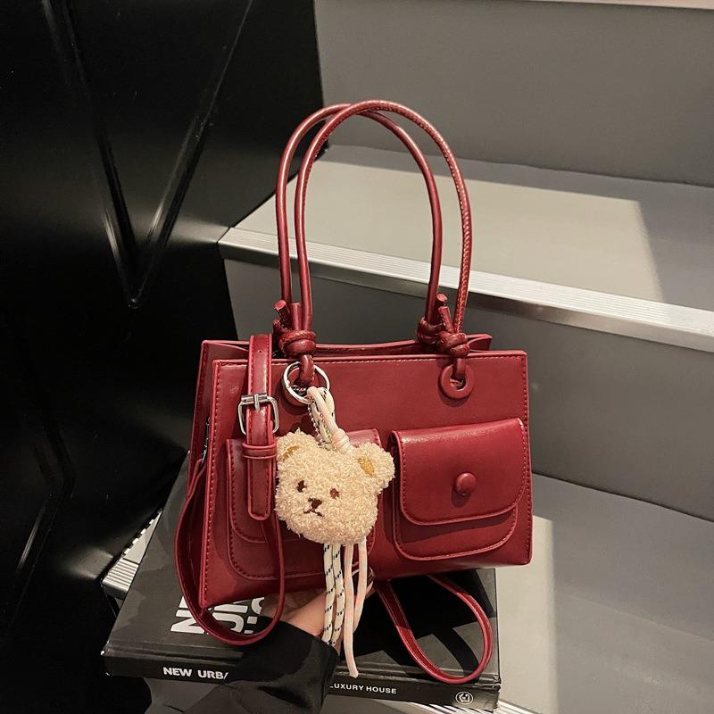 Retro bag women's new summer versatile messenger bag casual portable work commuter bag