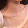 Fashion Tiny Luxury Dainty Necklace  Color Choker Necklace For Women Fashion Zircon Pendant Jewelry Gifts