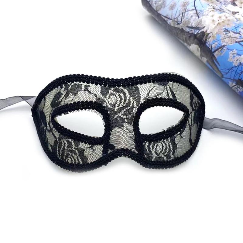 Maskenballmaske für Damen Mädchen Venezianische Maske Damen Halbgesichtsmaske Augenmaske Weihnachten Halloween Cosplay Spitze Maske