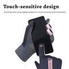 USB Rechargeable Heated Gloves Adjustable Temperature Anti Slip Touch Screen Thickened Warm for Skiing Cycling Winter Outdoor