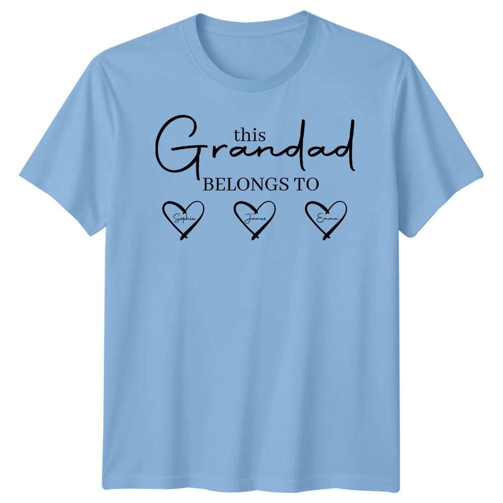 This Grandad Belongs To Grandparent Family Unisexs TShirt S