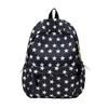 Korean Star Pattern Backpack for Kids, Large Capacity School Backpack for Elementary Students Grades 3-6, Versatile Casual Daypack