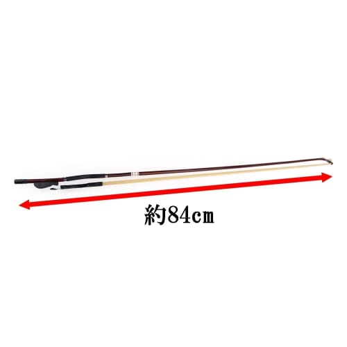 High-quality erhu bow for beginners and practice. [Northern Style] Made with virgin purple bamboo and natural white horsehair. Includes dedicated case