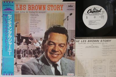LP Record LES BROWN - Les Brown Story ECJ80258PROMO CAPITOL Japan Obi Jazz Used