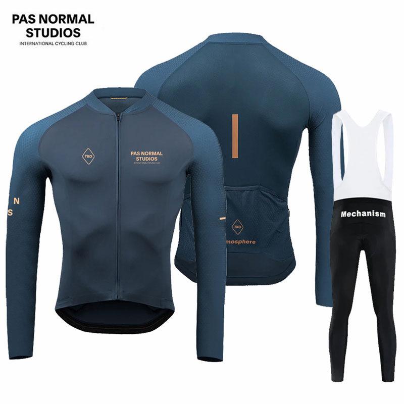 Cross-border Special PAS Long-sleeved Cycling Clothes Spring and Autumn Quick-drying Breathable Road Bike Clothes Mountain Bike Clothes Men's PNS
