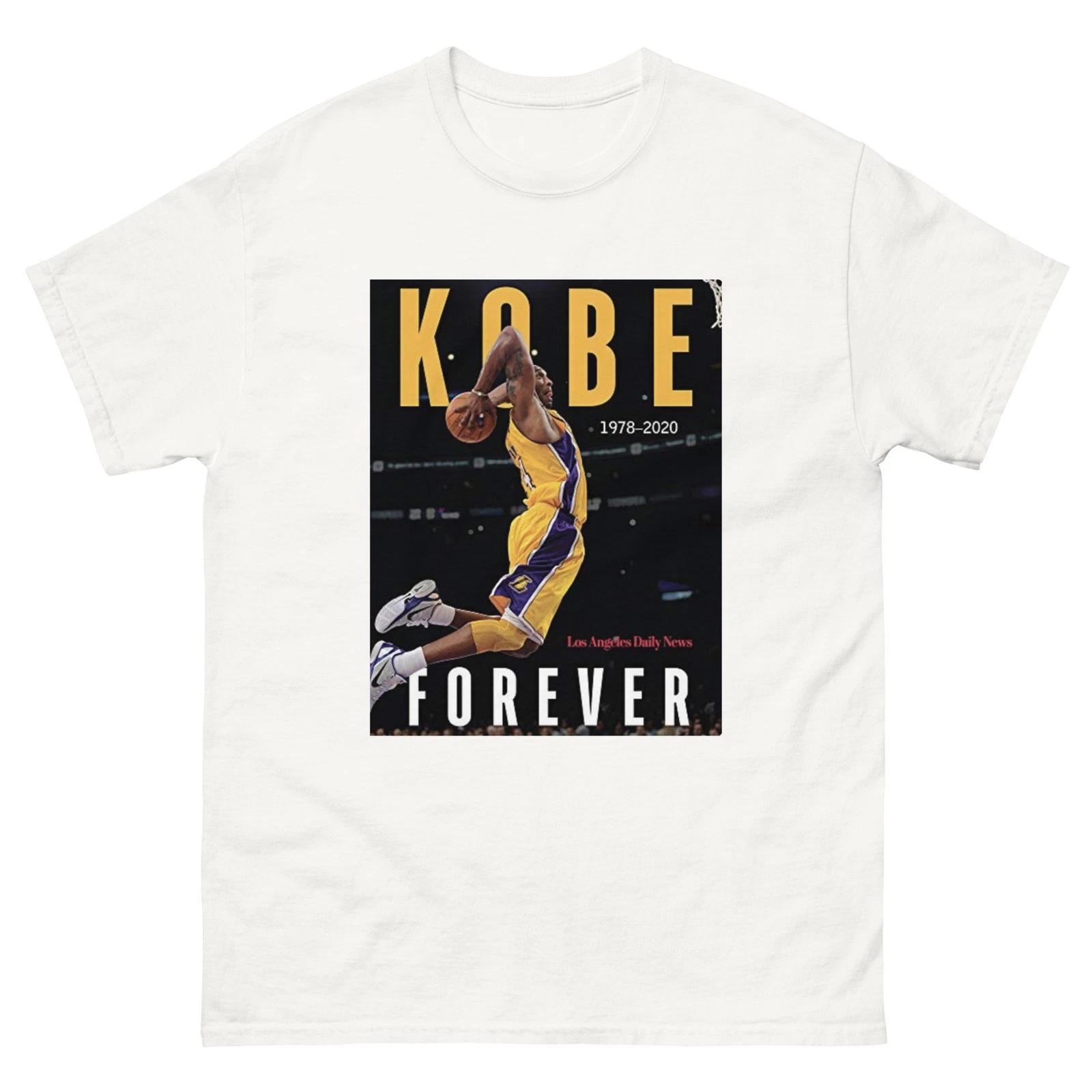 Футболка Kobe Bryant Forever Черная Мамба Лейкерс #24 Графическая футболка Легенда Баскетбола 2XL