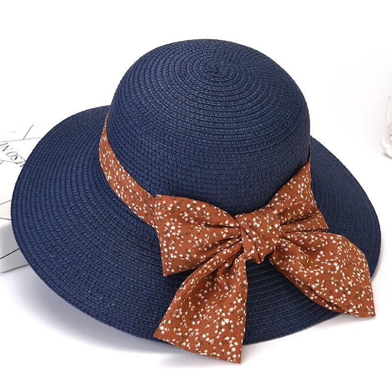 Women's Summer Beach Sun Protection Straw Hat