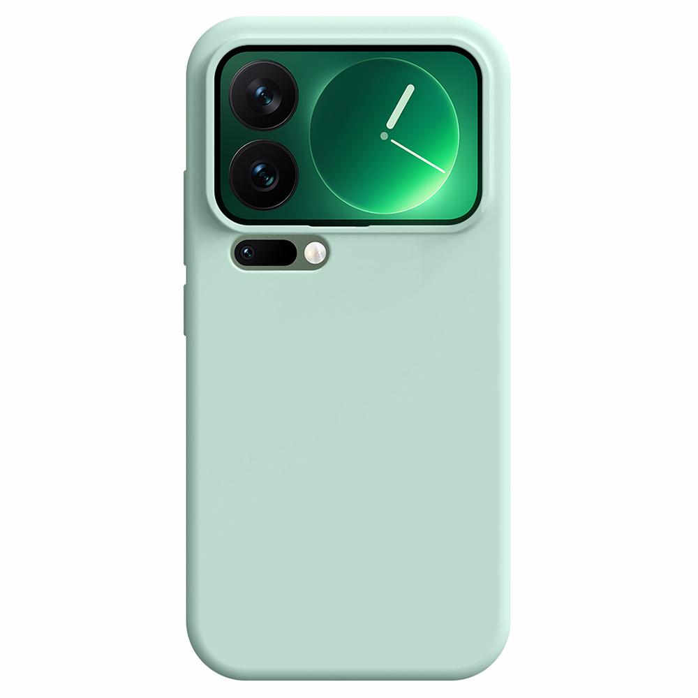 For Xiaomi 17 Pro Case Skin-Friendly Liquid Silicone + PC Phone Cover