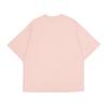 New Era Oversized Cotton Tee Handwritten Logo Pink Rouge L 14683882 S/S