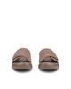 ECCO Cosmo PF Damen Puffy Puff Sandalen aus echtem Leder, 20668301674, Taupe, Größe 24,5 cm, 3E
