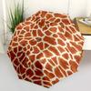 1pc Giraffe Print Automatic Open/Close Umbrella Compact Folding Umbrella, All-Season Portable Umbrella for Women/Men F1124235