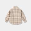 Pure Cotton Kids Shirt Gingham Spring and Autumn Boys and Girls Shirt Long Sleeves Children Lapel Cardigan Casual Tops