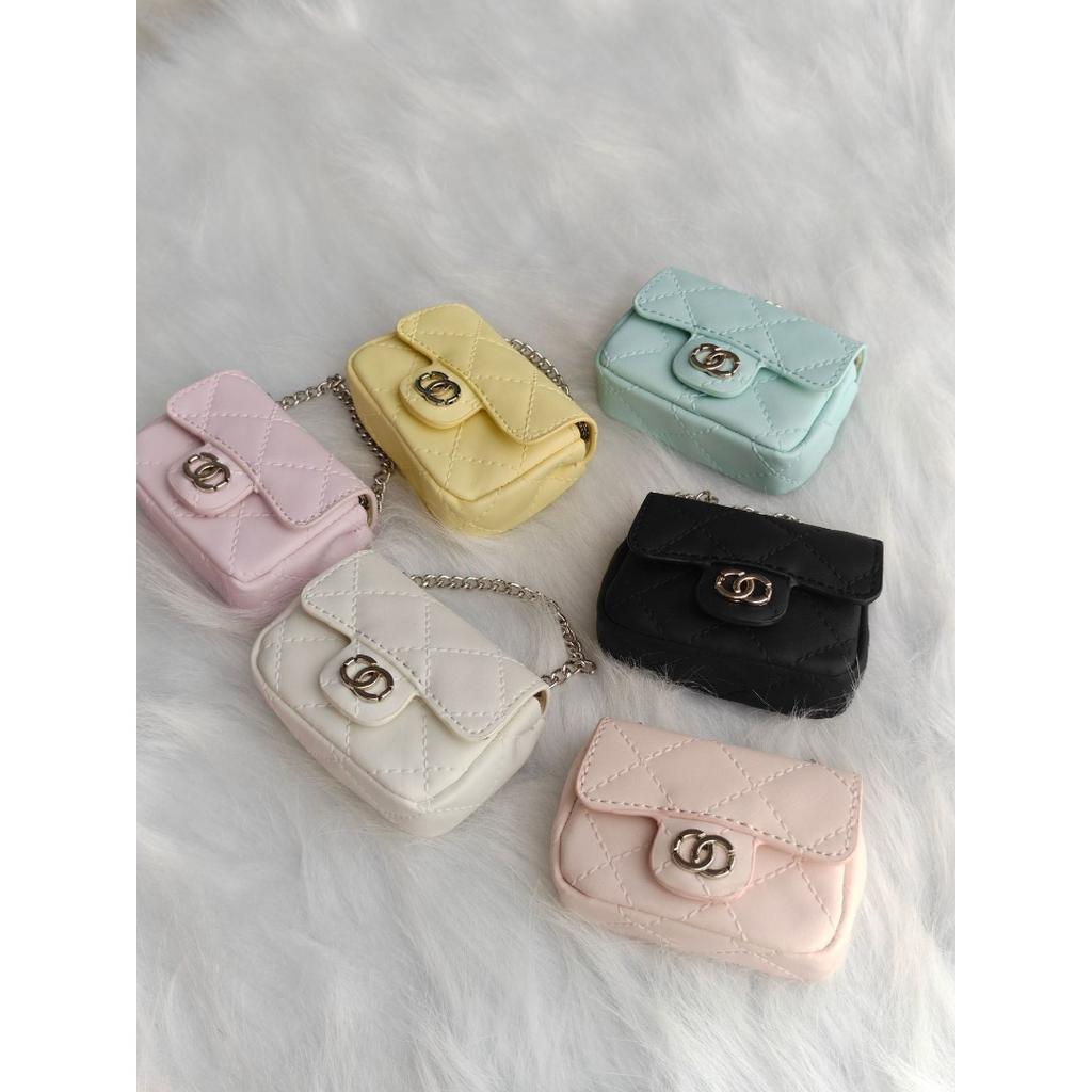 School Season Stationery Box, Pencil Case, Mini Bag, Pair of Hot Xiaoxiang Mini Bags, Versatile Diamond Grid Xiaoxiangfeng