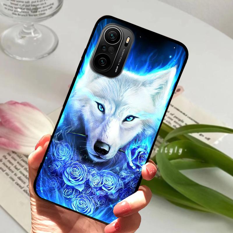 For Redmi K40 5G Case K40 Pro Cute Animals Matte Silicone TPU Soft Phone Cover For Xiaomi Mi 11i Fundas Poco F3 Coque Bumper