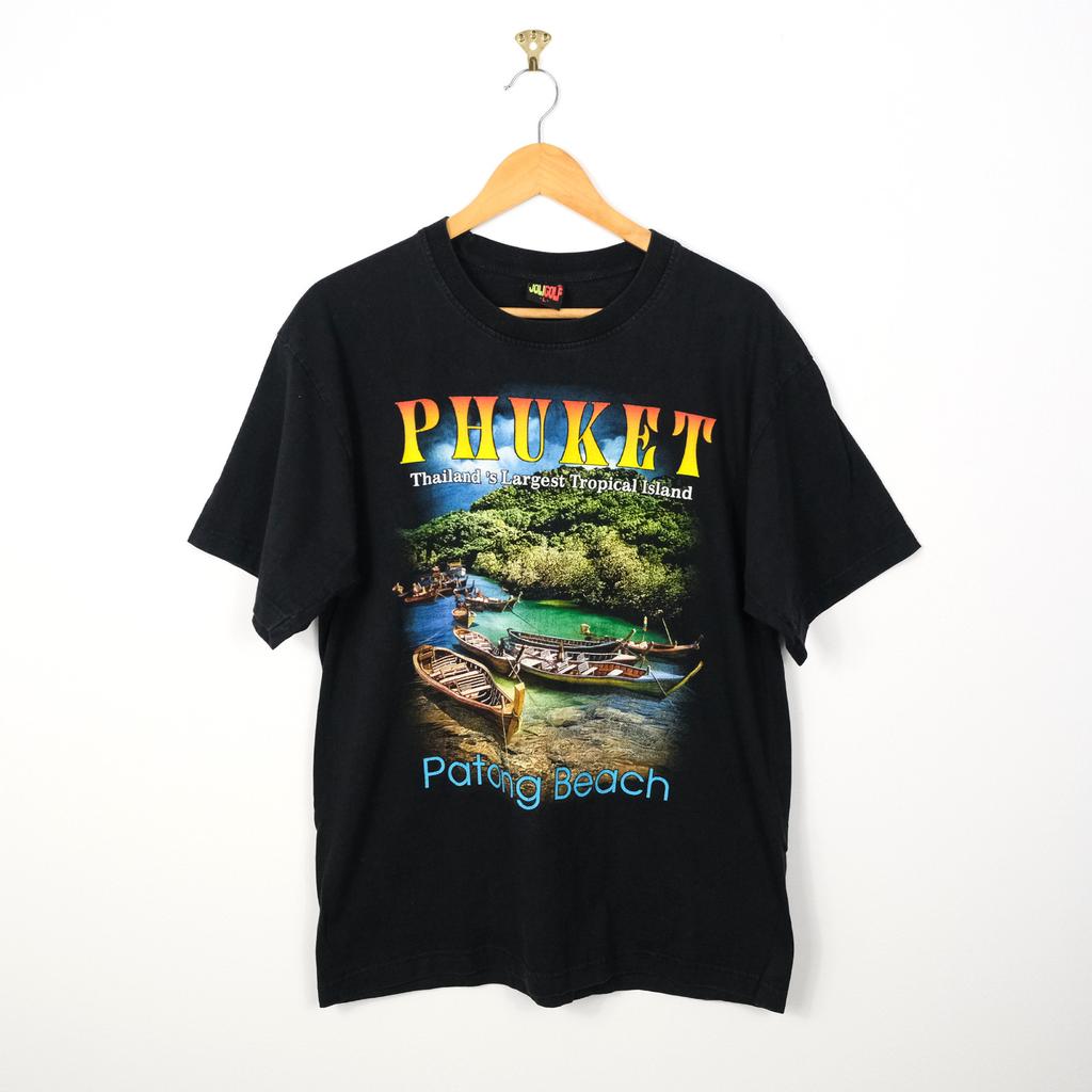 Vintage Phuket Island Souvenir Tshirt Unisex Phuket Thailand Tropical Island L