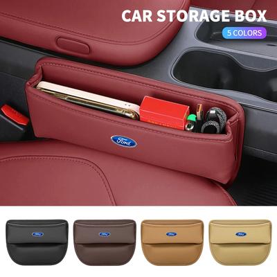 Gorący Nowy Wielofunkcyjny Organizer do Szczeliny w Foteliku Samochodowym Pudełko do Przechowywania Kieszeń Portfel Dla Ford S MAX Ranger Focus Fiesta Mondeo Kuga Mustang Es
