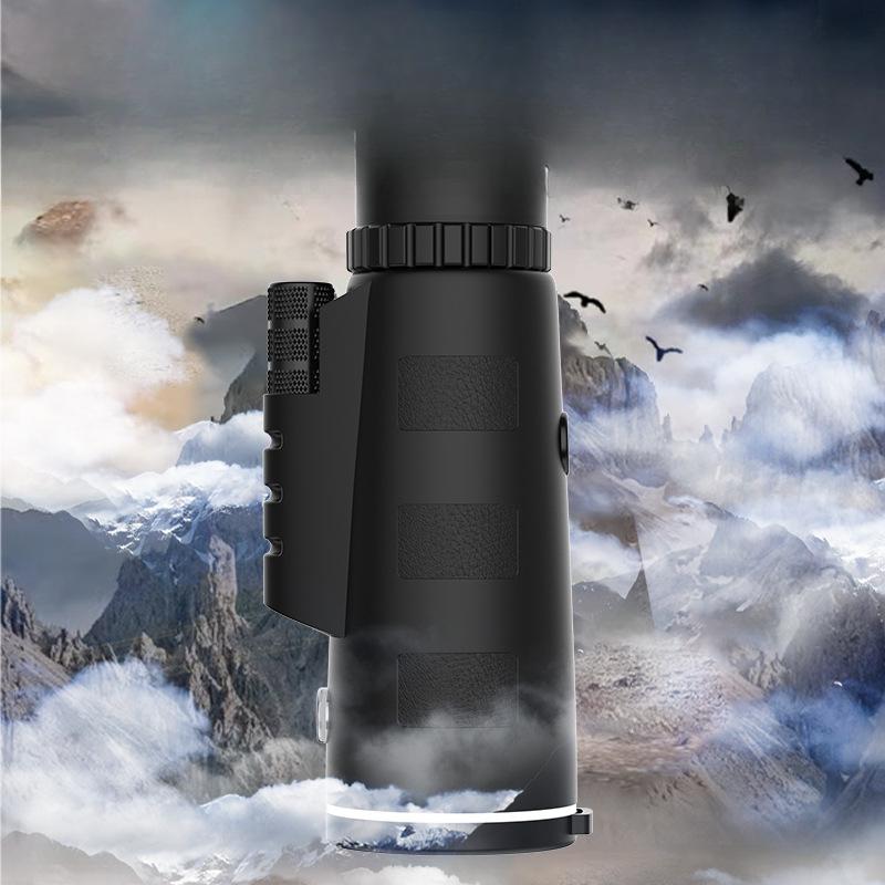 Daifa Foreign Trade Factory Monocular Telescope 10×42 High-definition Outdoor Compass Photography Low-light Night Vision