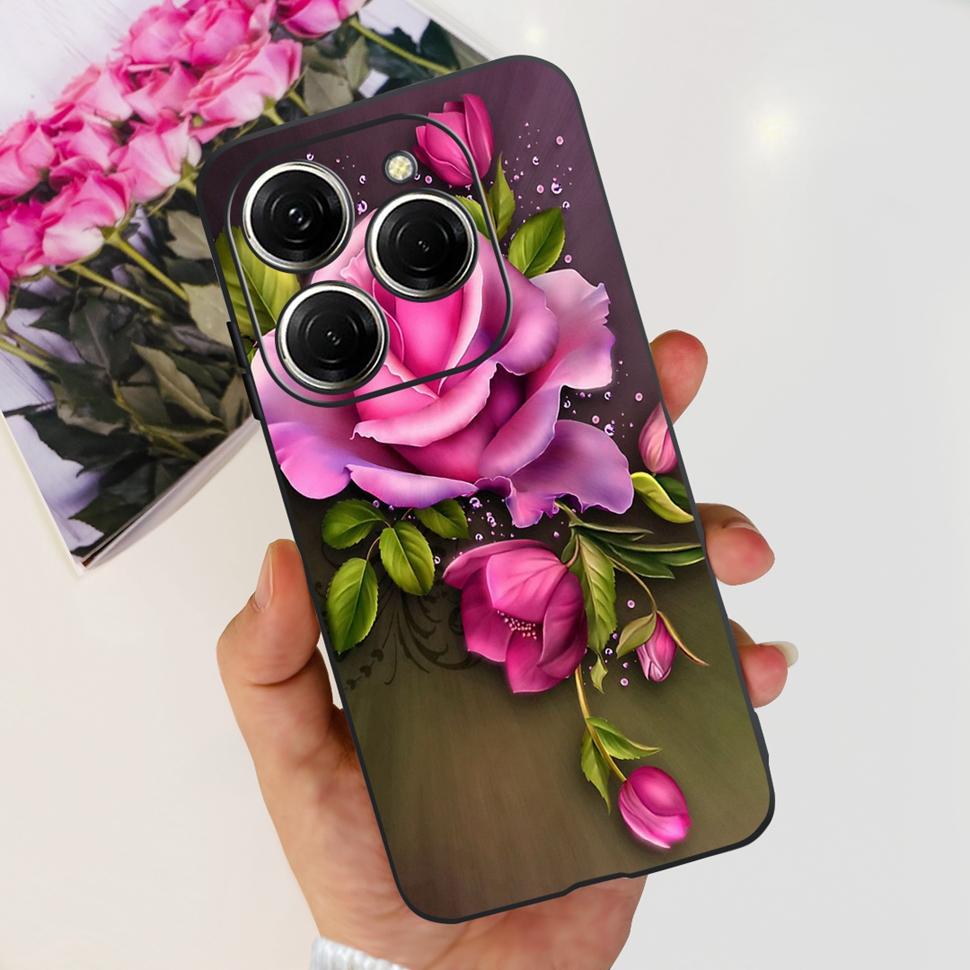 For Tecno Spark 20 Pro Casing KJ6 Luxury Candy Painted Cover Soft Silicone Case For Tecno Spark 20 Spark20 Pro Housing Funda