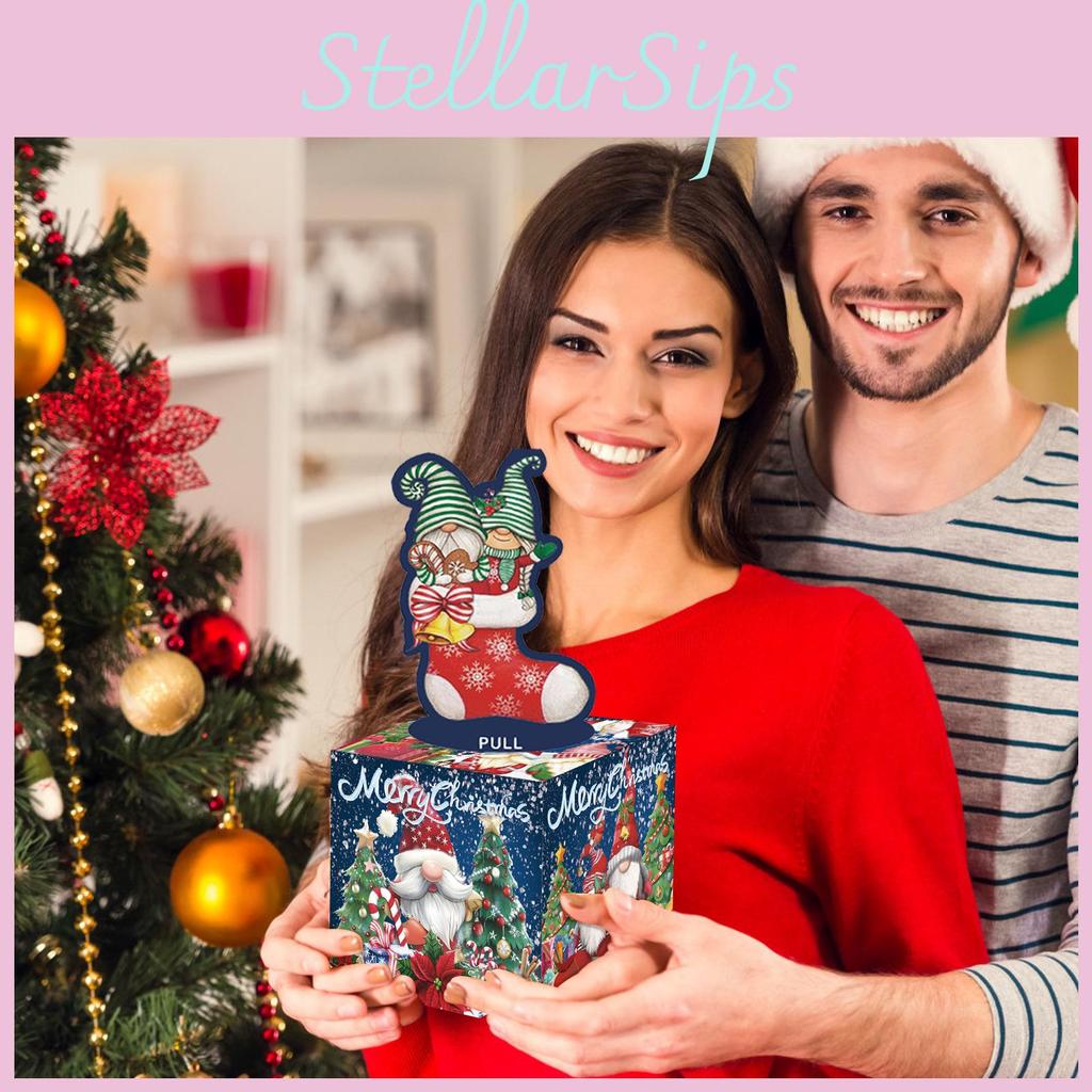 Box With Money Paper Material Gift Box Christmas Decoration Atmosphere Prop