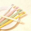 1/5 Pairs Reusable Ceramic Chinese Chopsticks Heat-resistant Anti Mold & Non-slip Sushi Sticks Chopsticks Kitchen Tableware