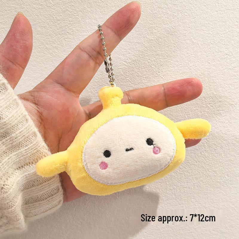 Year of the Sheep Lamb Keychain: Cute Plush Pendant for Students' Bags