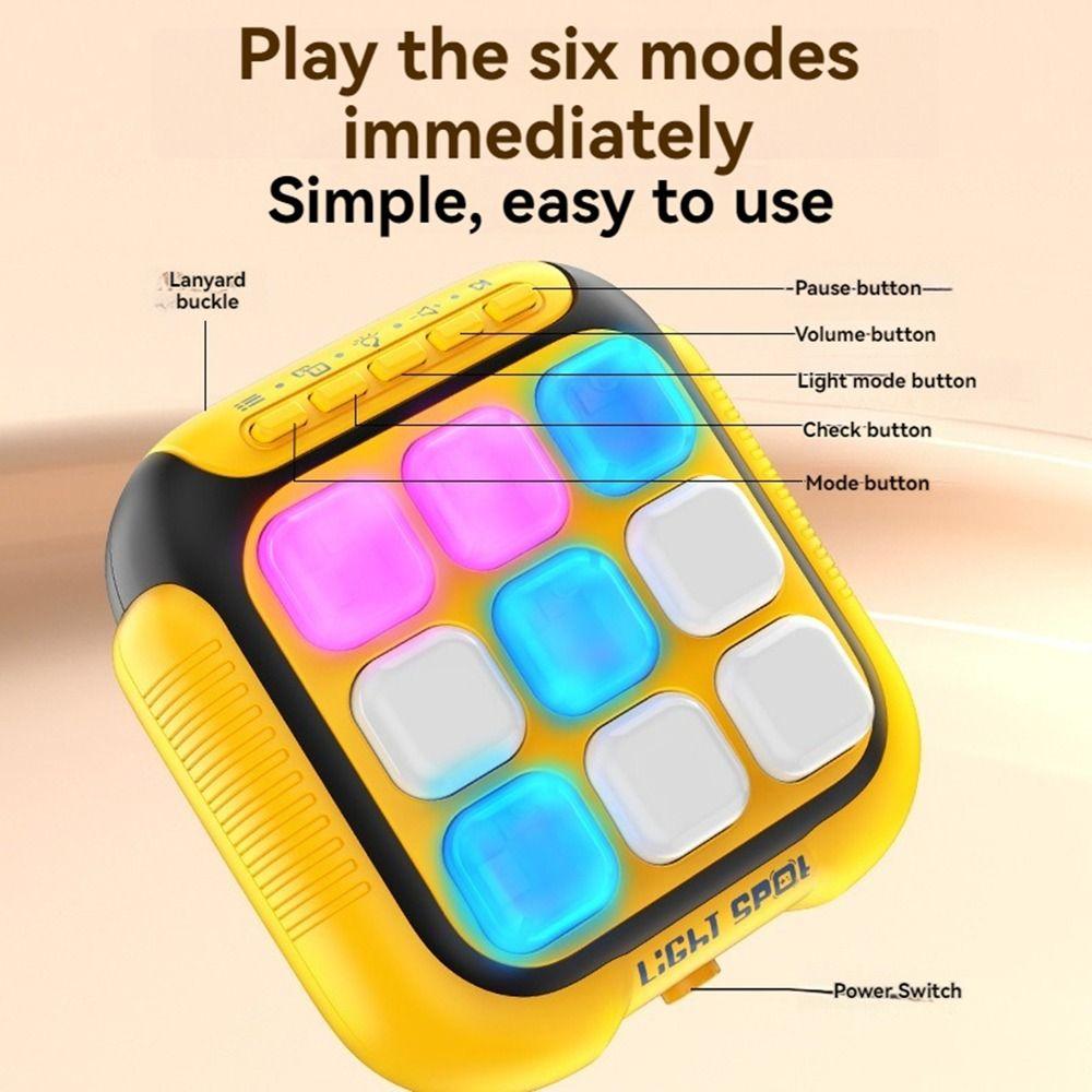Electronic Montessori Puzzle Table Game 6-in-1 Noughts and Crosses Game  For Adults Kids