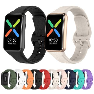 Silicone Color Buckle Strap For OPPO Watch Free Smart Bracelet Replacement Wristband
