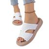 Koreanische Version Plattform Mutter coole Hausschuhe Damen tragen vielseitige Sandalen 2025 Sommer neu Ein-Wort-Slipper Damen Außenhandel