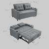 Two-Seater Pull-Out Sofa Bed - Dark Grey