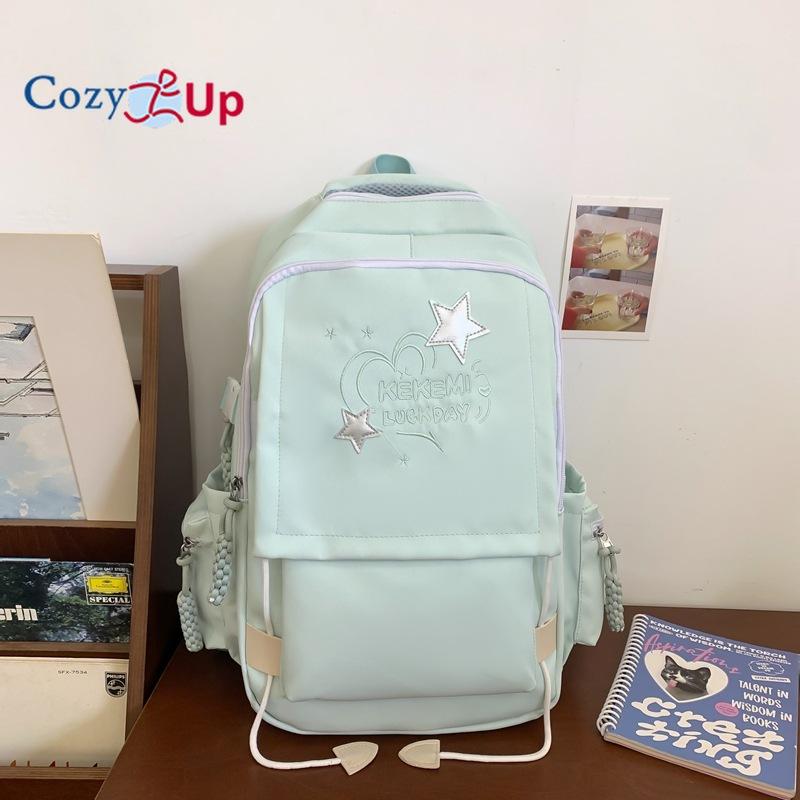 

Красивый новый американский школьный рюкзак для девочек, чистый цвет, свежий рюкзак для отдыха и путешествий, рюкзак большой вместимости 30x20x48cm зелёный